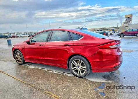 2018 Ford Fusion Se из США, поврежденный, VIN 3FA6P0HD0JR238418